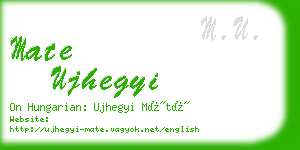 mate ujhegyi business card